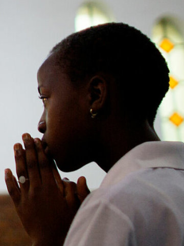 Girl praying - St Francis of Assisi resource cover