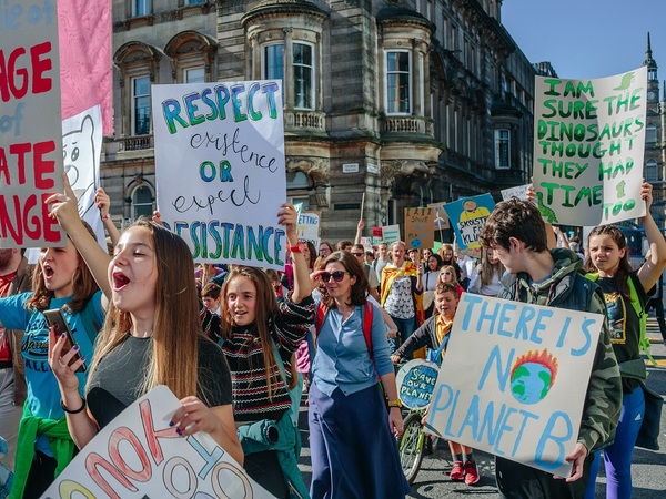 There is no planet B - Climate strike - Glasgow 2019
