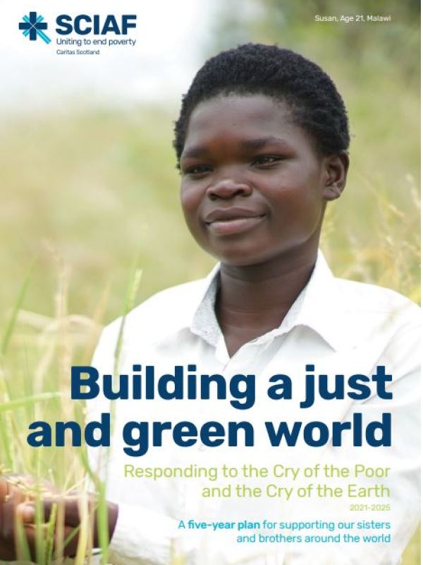 Building a just and green world - 5 year strategic plan - cover