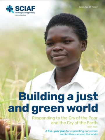 Building a just and green world - 5 year strategic plan - cover