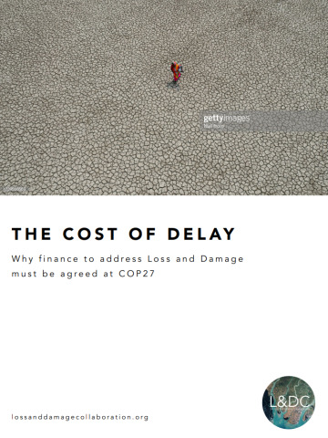 The cost of delay front cover