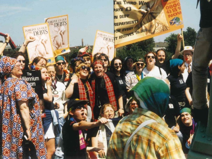 Cologne G8 summit 1999 scottish campaigners