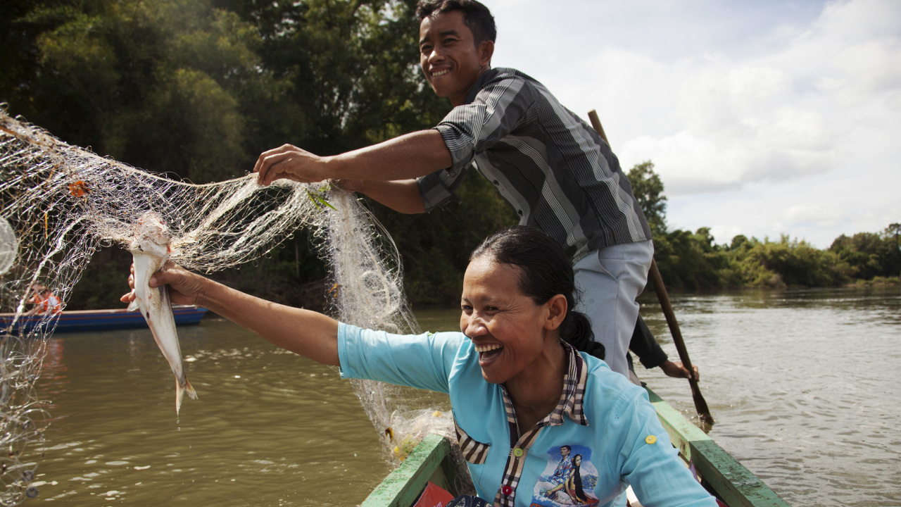 Fishing patrol - Stung Treng Cambodia