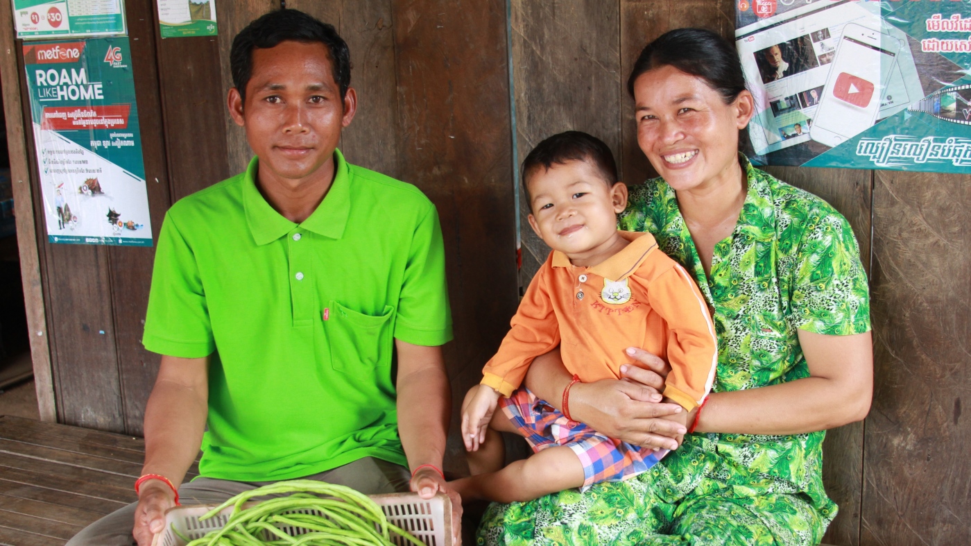 Sour Peakei and family Cambodia