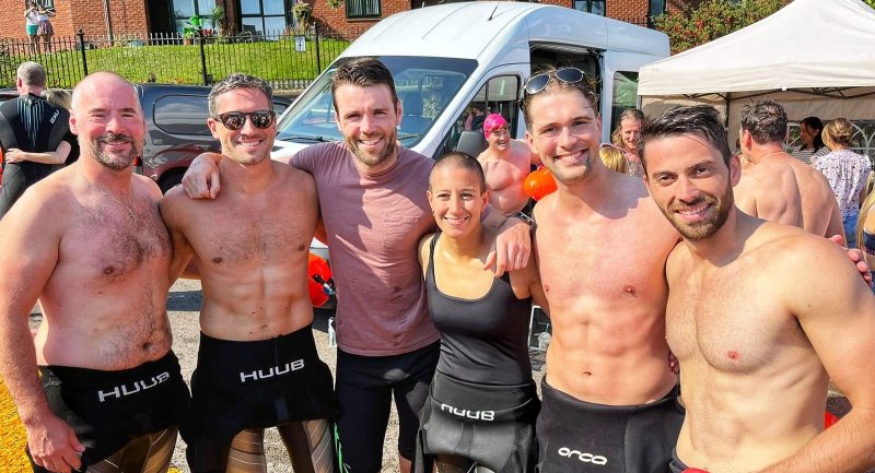 Doctor swims mersey group shot