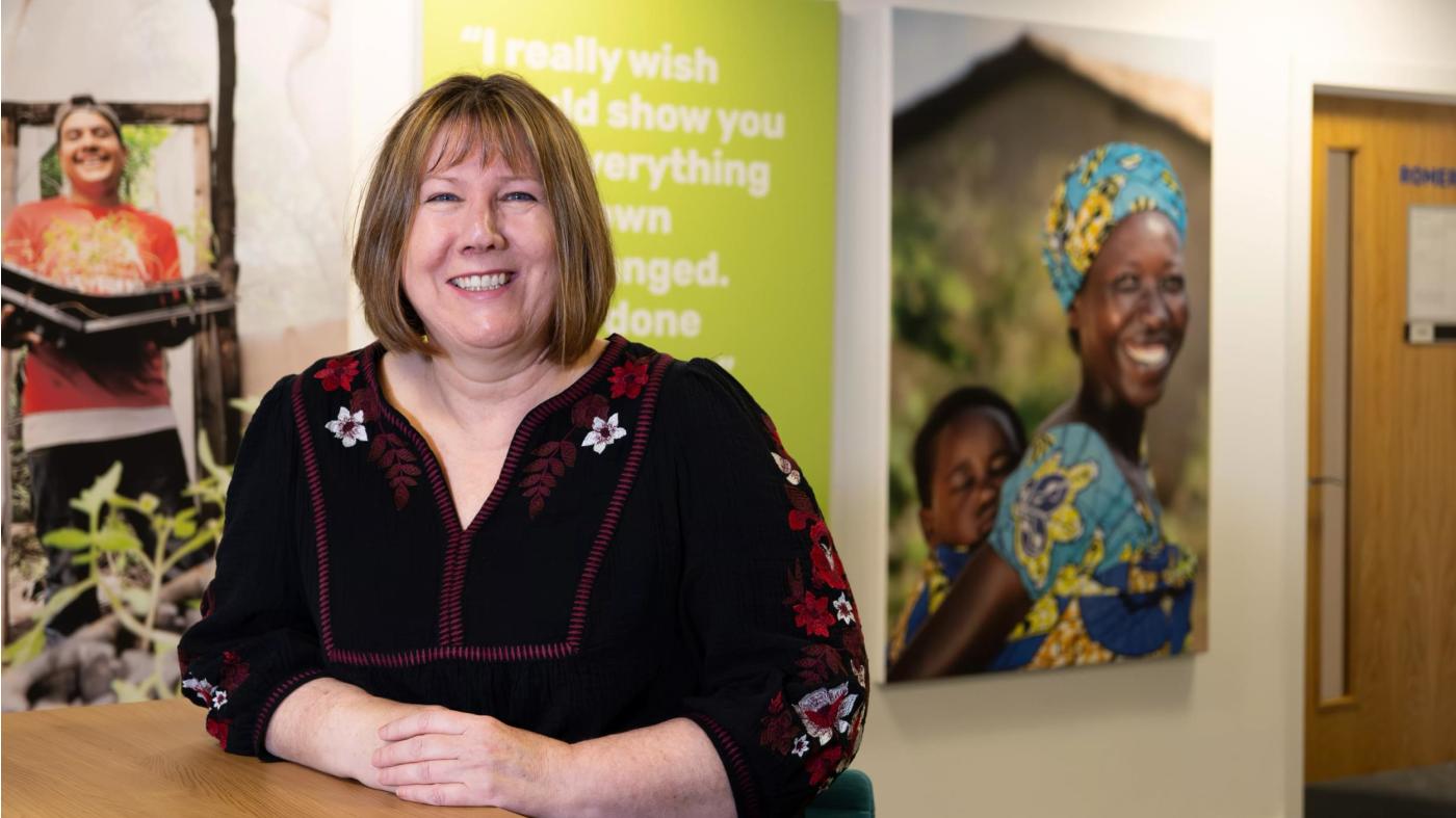 CEO Lorraine Currie looking at the camera and smiling