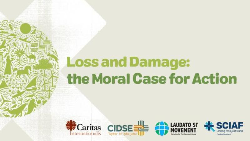 Banner graphic for loss and damage pledge
