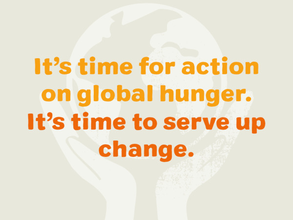 Global Hunger Message to No 10