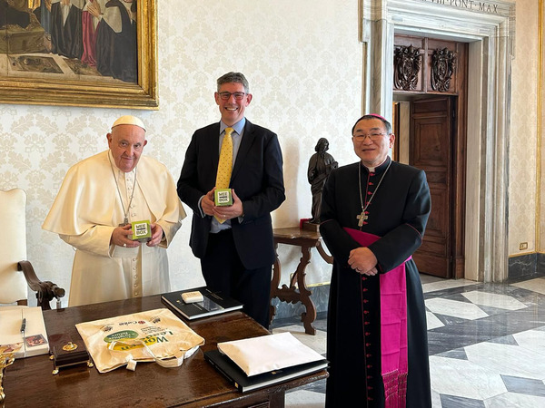Pope with WEE BOX
