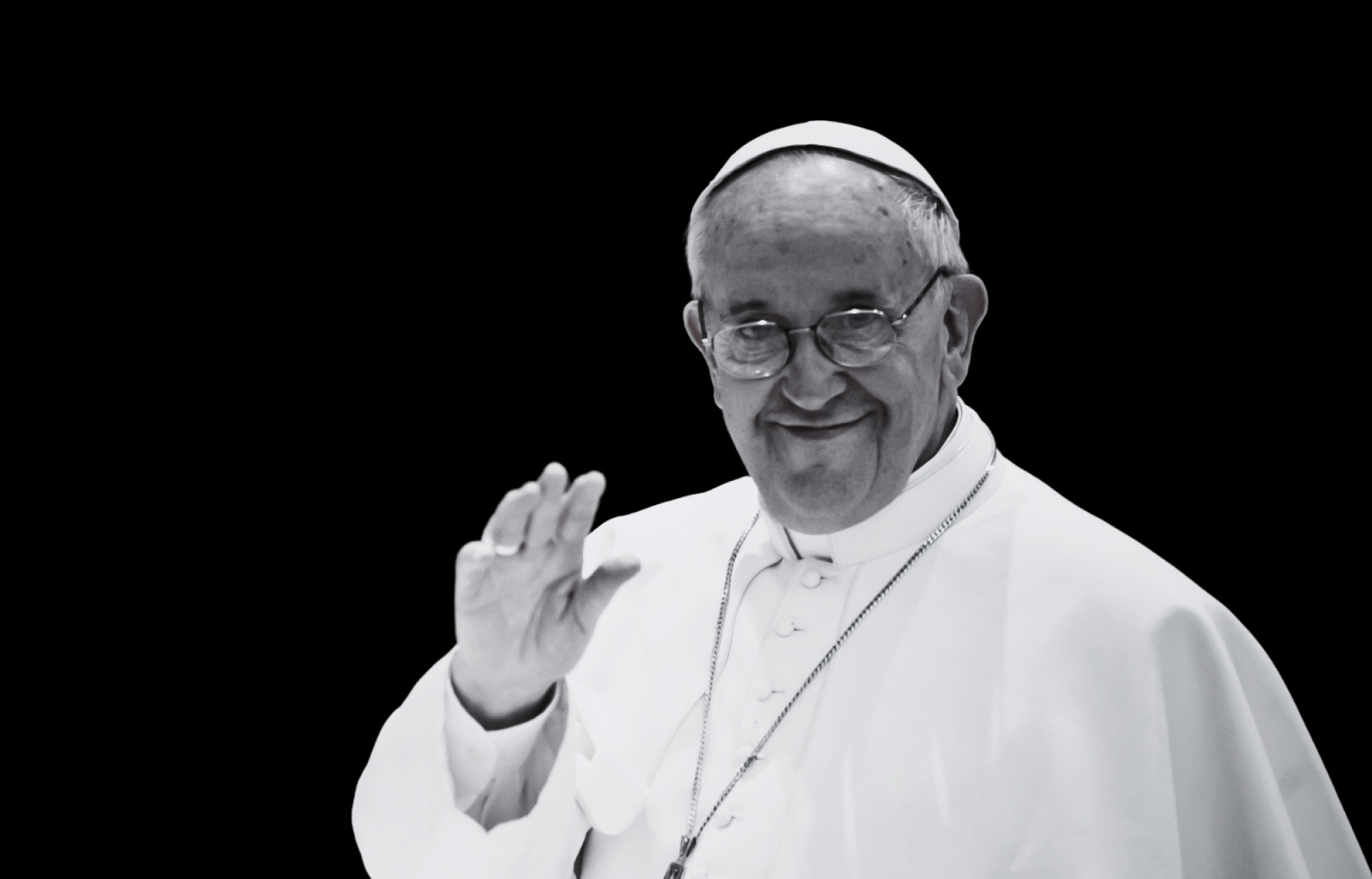 Pope Francis website banner