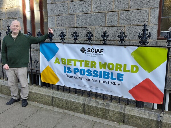 Kenneth - SCIAF aberdeen banner