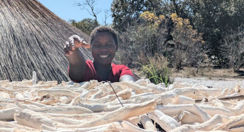 Muyengo with maize