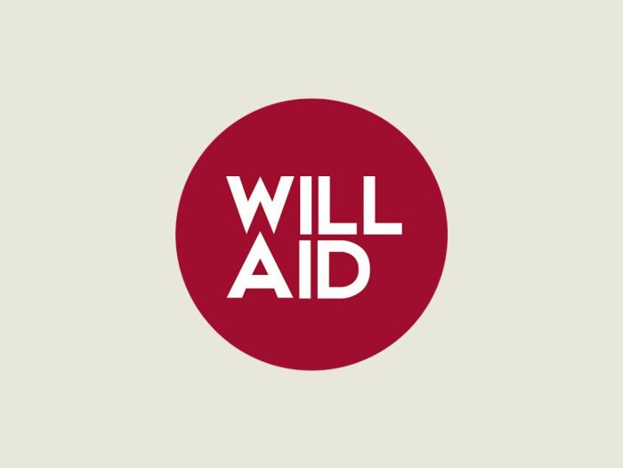 will aid beige background